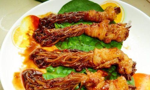 学会制作美味的五花肉金针菇卷（五花肉金针菇卷，美味轻食的最佳选择）-第2张图片-美味行家