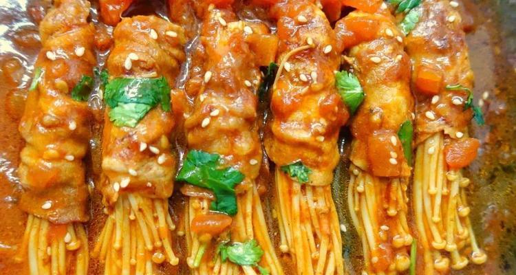 五彩金针菇卷的制作方法（一道口感丰富的美食佳肴）-第2张图片-美味行家