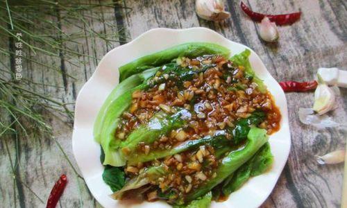 蒜蓉蚝油生菜的做法（家常菜谱，美味又营养）-第1张图片-美味行家