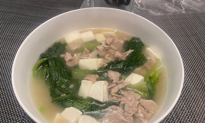 健康美味的肉未豆腐黑木耳生菜汤（家常菜谱，营养丰富）-第2张图片-美味行家