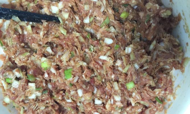 用大葱为调味品，做一份美味馅饼猪肉（教你如何制作口感好、味道棒的大葱馅饼猪肉）-第1张图片-美味行家