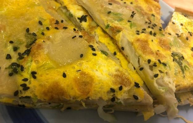 美味肉粒鸡蛋饼的制作方法（享受美食盛宴的健康饮食新选择）-第1张图片-美味行家