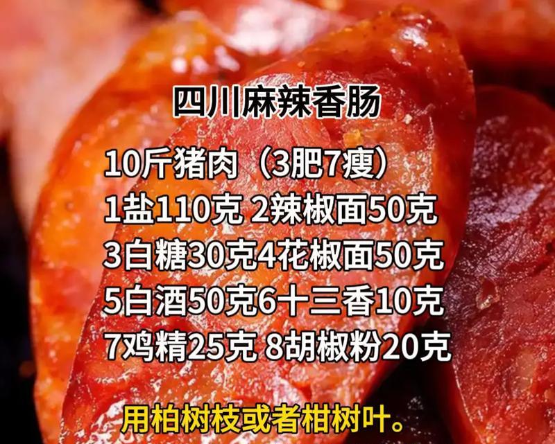 最简版麻辣香肠制作方法（学会这个方法，自己也能做美味的麻辣香肠）-第3张图片-美味行家