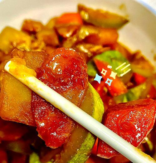 美味易做！以西葫芦腊肠小炒的做法-第2张图片-美味行家