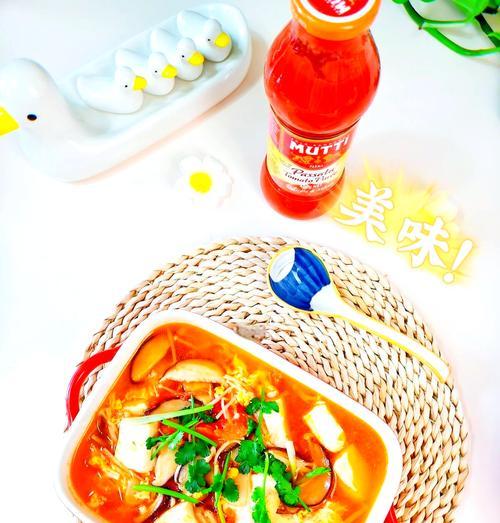 家常美食——以西红柿嫩豆腐汤（清爽美味，营养丰富，家庭厨房必备）-第2张图片-美味行家