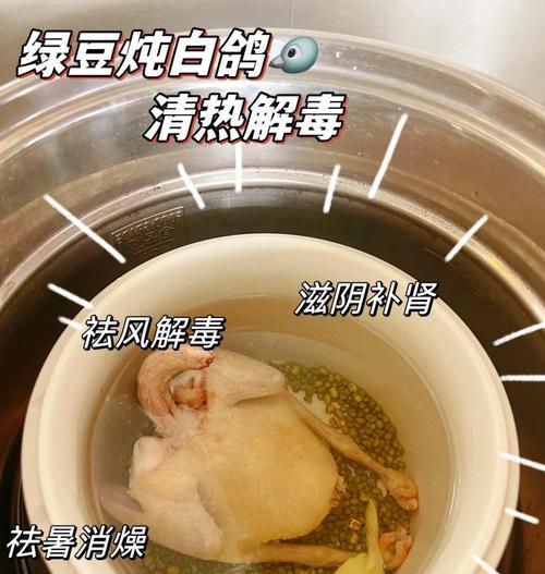 白鸽绿豆汤的营养价值及制作方法（一碗清爽营养的夏日饮品）-第1张图片-美味行家