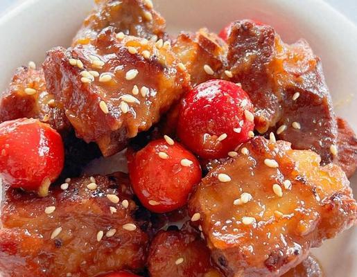 美味家常菜——山楂排骨（传统美食再现家庭，健康营养双双到位）-第1张图片-美味行家