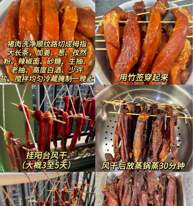 美味猪肉干的制作方法（口感鲜美、营养丰富的猪肉干制作技巧）-第3张图片-美味行家