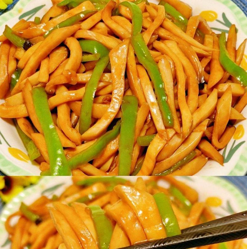 杏鲍菇炒青椒的做法（家常美食，清爽可口）-第1张图片-美味行家
