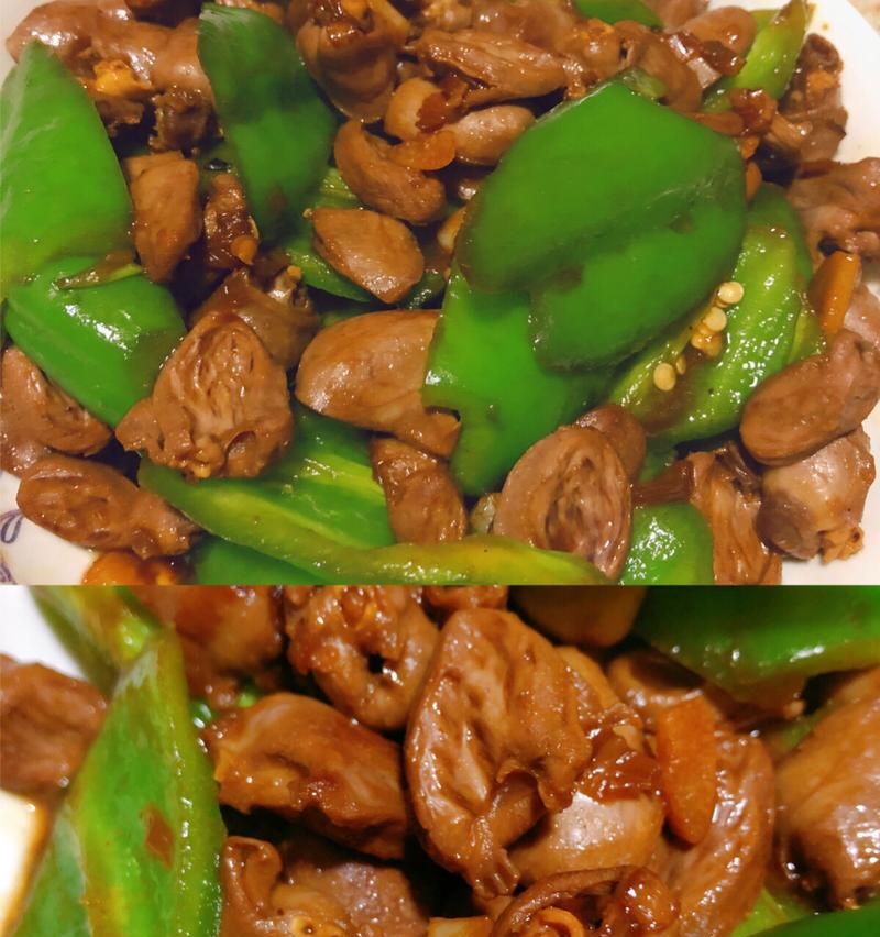 圆椒爆炒鸡心的做法（家常美味，口感鲜香）-第1张图片-美味行家