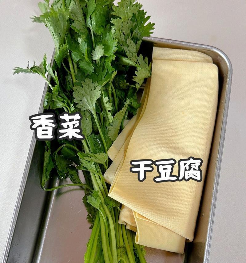 香菜干豆腐卷的做法（手把手教你做美味的香菜干豆腐卷）-第1张图片-美味行家
