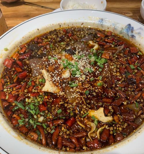 香辣水煮牛百叶黄喉的制作方法（重庆特色美食，辣爽可口！）-第3张图片-美味行家