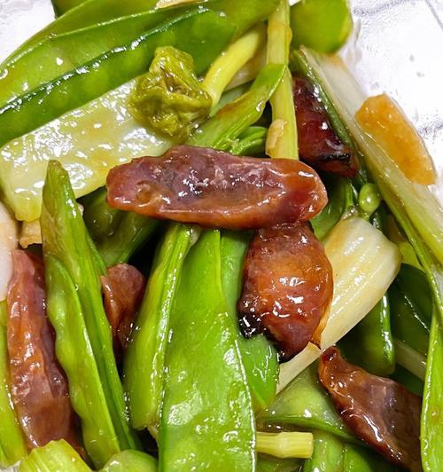 杏香荷兰豆，养生小炒美味（营养丰富，口感细腻）-第1张图片-美味行家