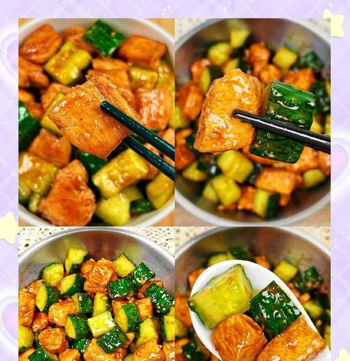 青笋鸡肉丁的美食烹饪（营养丰富的青笋鸡肉丁让你吃出健康）-第1张图片-美味行家