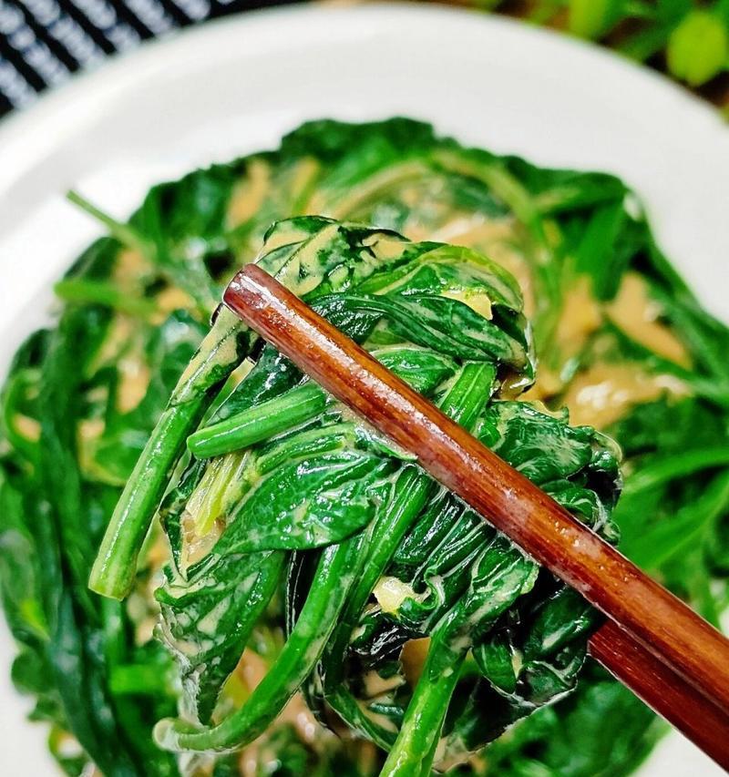 芝麻酱拌菠菜粉丝的做法（简单易学，营养美味）-第3张图片-美味行家