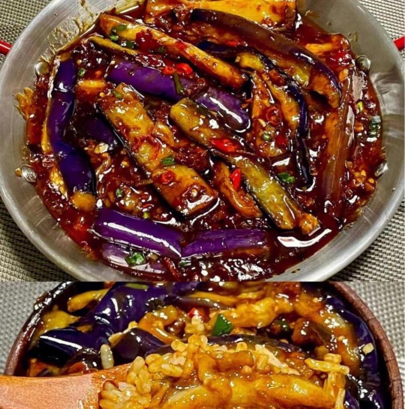 猪肉熬茄子，美味健康的家常菜（传统家常做法）-第3张图片-美味行家
