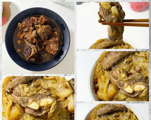 美味可口的白菜粉丝炖排骨（家庭厨艺大公开）-第1张图片-美味行家