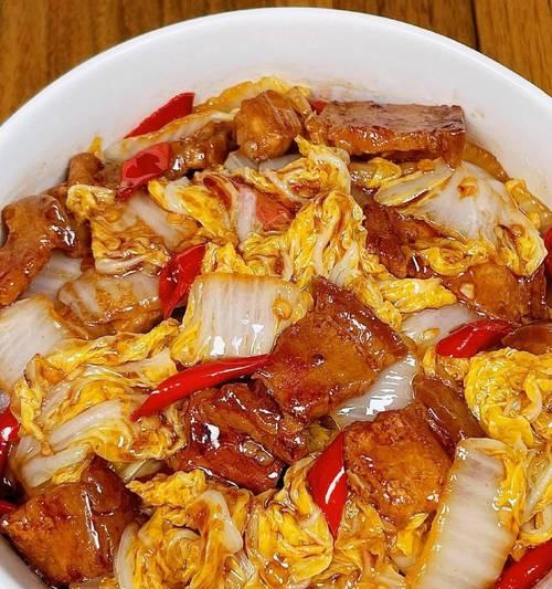家常菜谱——白菜梗炒肉（清爽可口，简单易学）-第3张图片-美味行家