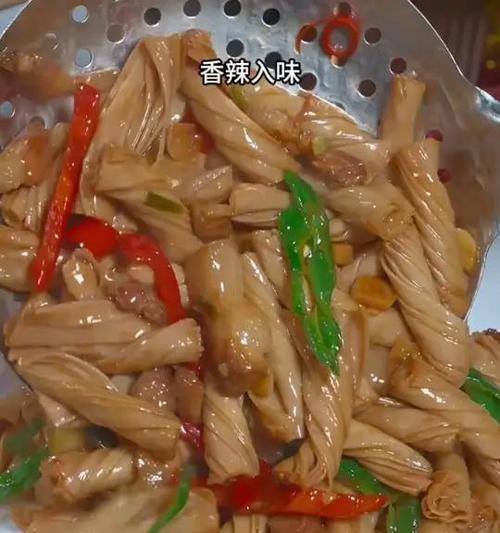 小白菜炒豆筋，营养又美味（健康饮食，从家庭开始）-第2张图片-美味行家