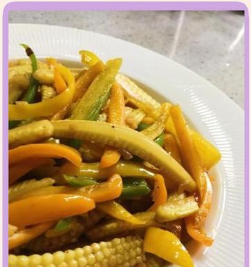 尝鲜美食——玉米笋清炒芥蓝（清爽口感，营养丰富）-第2张图片-美味行家
