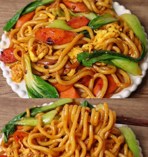 香辣美食，洋葱炒面的制作方法（家常美食，健康饮食的选择）-第1张图片-美味行家