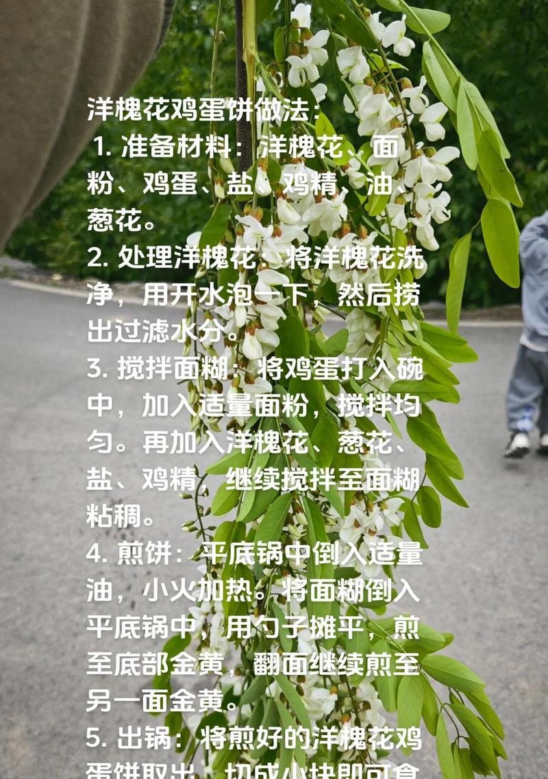原味蒸槐花的做法（传统美味，健康口感）-第1张图片-美味行家