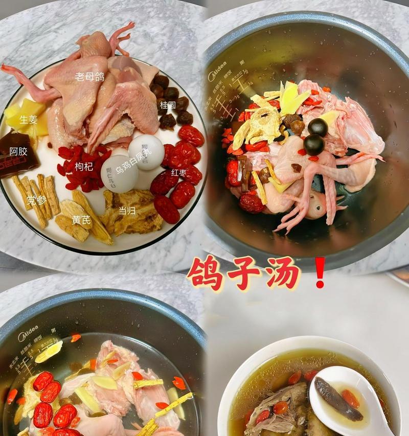 用新开河参炖鸽子，让你回味无穷（传统美食的珍贵烹制法，以及鸽子养殖的技巧）-第2张图片-美味行家
