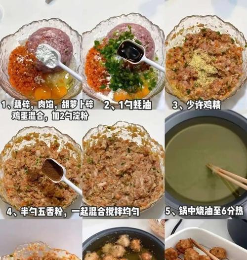 美味油炸丸子的制作方法（口感鲜美，外脆里软的秘诀）-第2张图片-美味行家