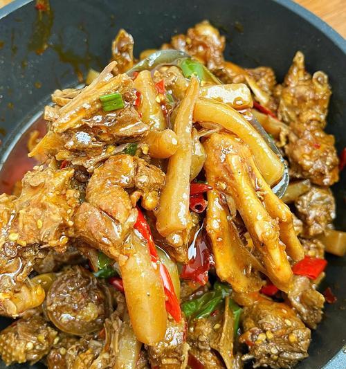家常美食之板栗烧鸭（秋日美食）-第2张图片-美味行家
