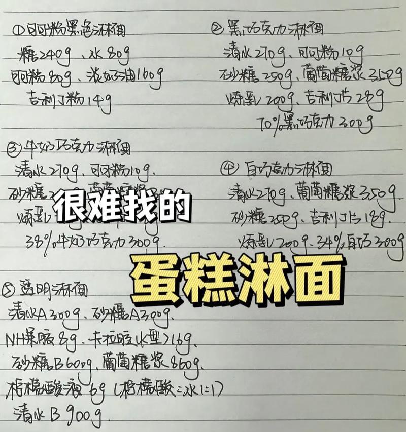 自制十二寸巧克力淋面蛋糕（用简单材料做出美味的甜品）-第3张图片-美味行家