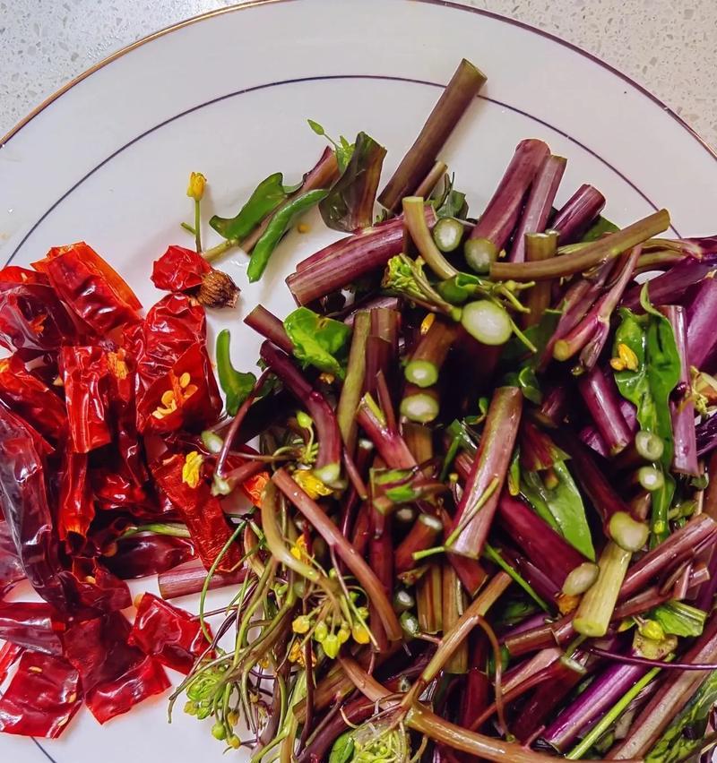 肉丝菜苔烧豆腐——美味又健康的素菜佳肴（简单易学，家庭大厨也能轻松上手）-第2张图片-美味行家