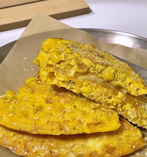 玉米肉粒鸡蛋煎饼的做法（家常美食、营养丰富、简单易学）-第3张图片-美味行家