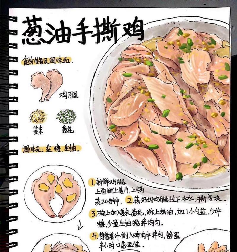 手撕鸡的制作方法（让你的口感更香嫩）-第3张图片-美味行家