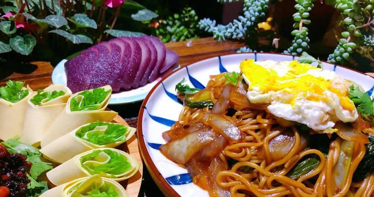 圆白菜素炒面的做法（家常美味，营养丰富）-第3张图片-美味行家