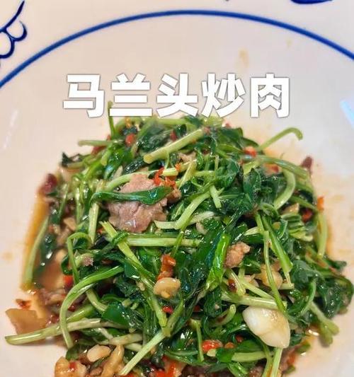 香炒马兰头，美味与营养并存（家庭美食，简单易学；健康营养，益于身体）-第1张图片-美味行家