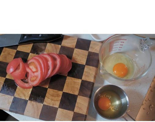 一口好吃的以西红柿鸡蛋酱面（快速简单的自制美食）-第1张图片-美味行家